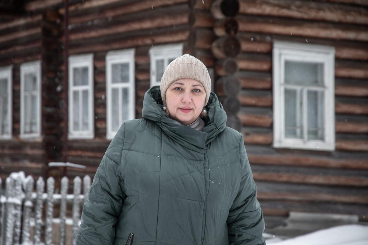 Татьяна Регуш, основатель музея «Деревенька на Виледи». Фото: Алексей Душутин / «Новая газета»