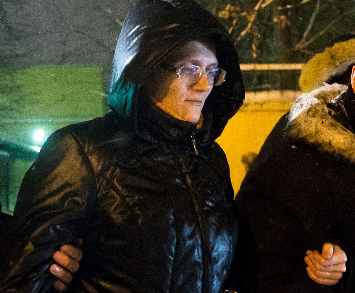 Светлана Давыдова освобождена из СИЗО, 3 февраля 2015 г. Фото: АР / ТАСС