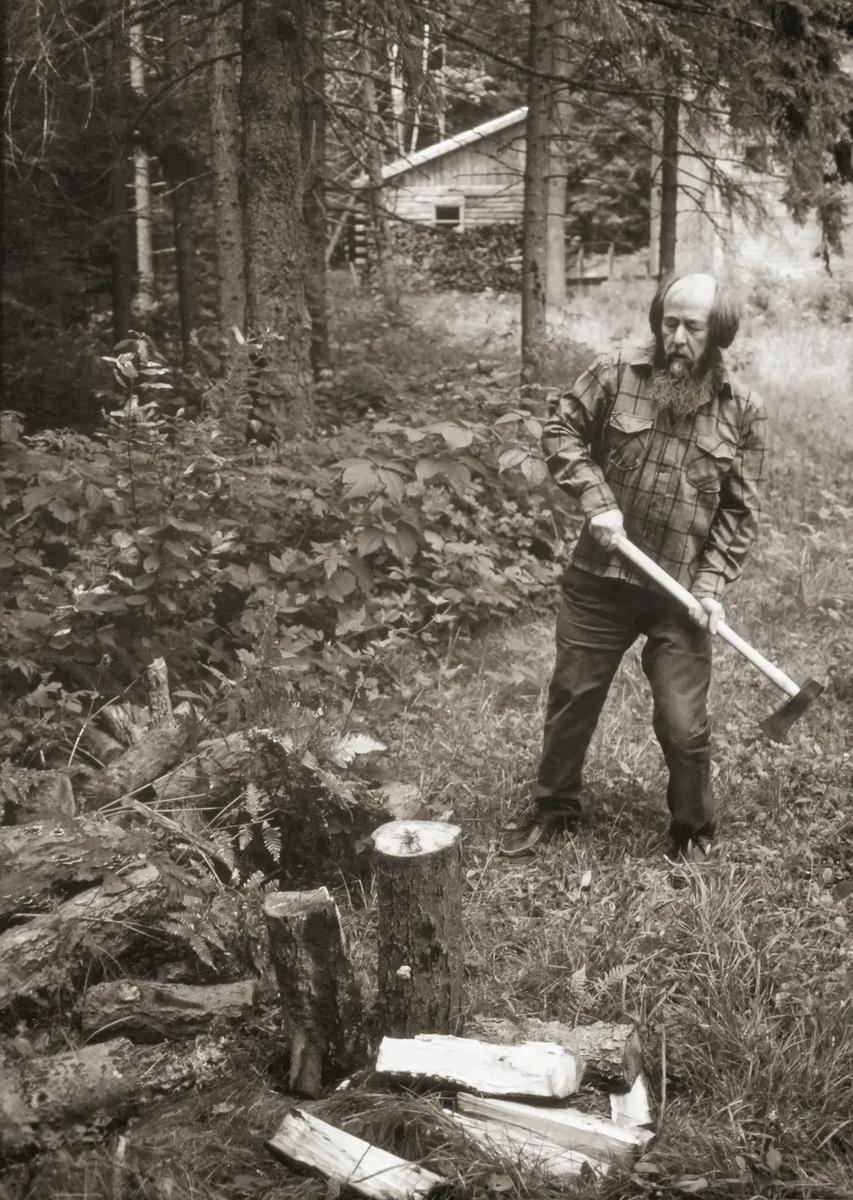 Колка дров. Вермонт, 1980-е