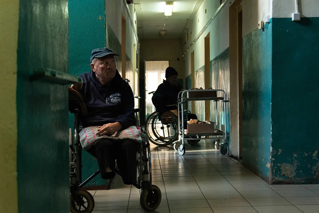 В Ширингушском доме-интернате для престарелых и инвалидов. Фото: Виктория Одиссонова «Новая»