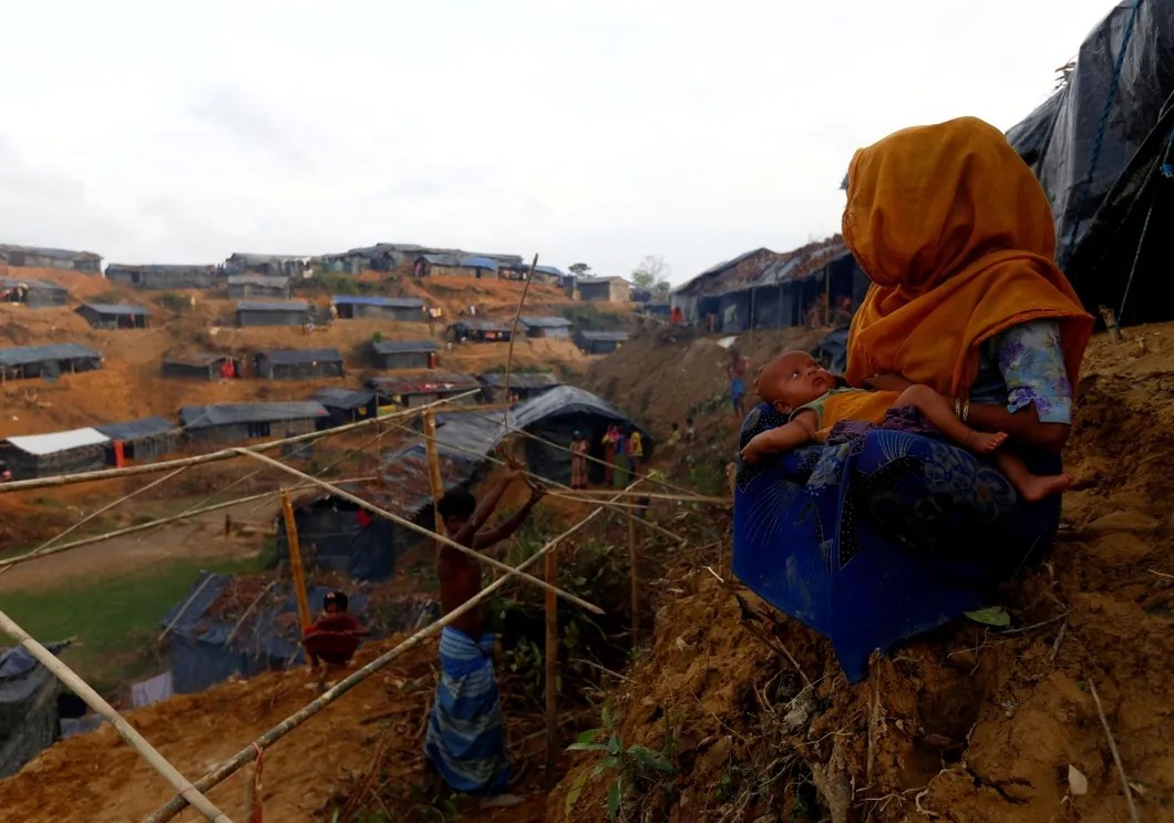 Беженка рохинджа в лагере временных переселенцев. Фото: Reuters
