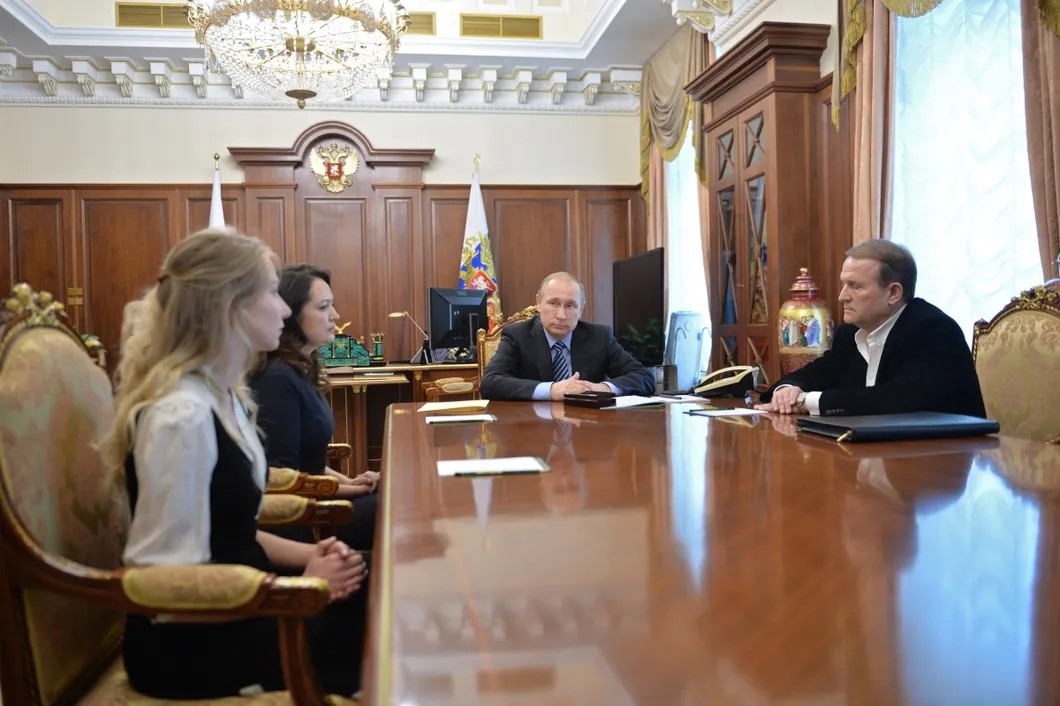 Путин отметил большой вклад Медведчука в обмене Савченко на Ерофеева и Александрова. Фото: РИА Новости