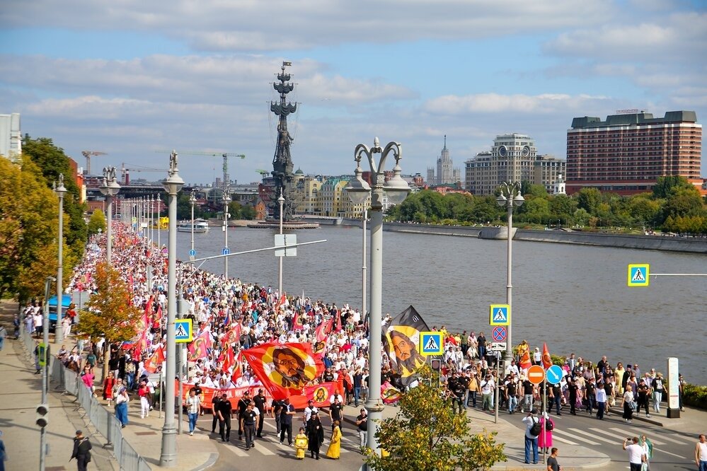 Общемосковский крестный ход 2025 года. Фото: Ведяшкин Сергей / агентство «Москва»