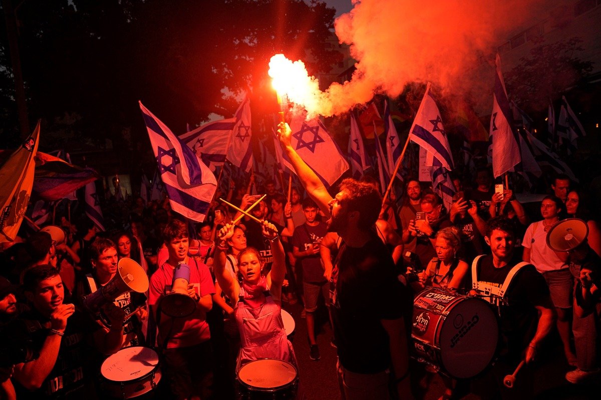 Тель-Авив. Акция против судебной реформы. Фото: AP / TASS