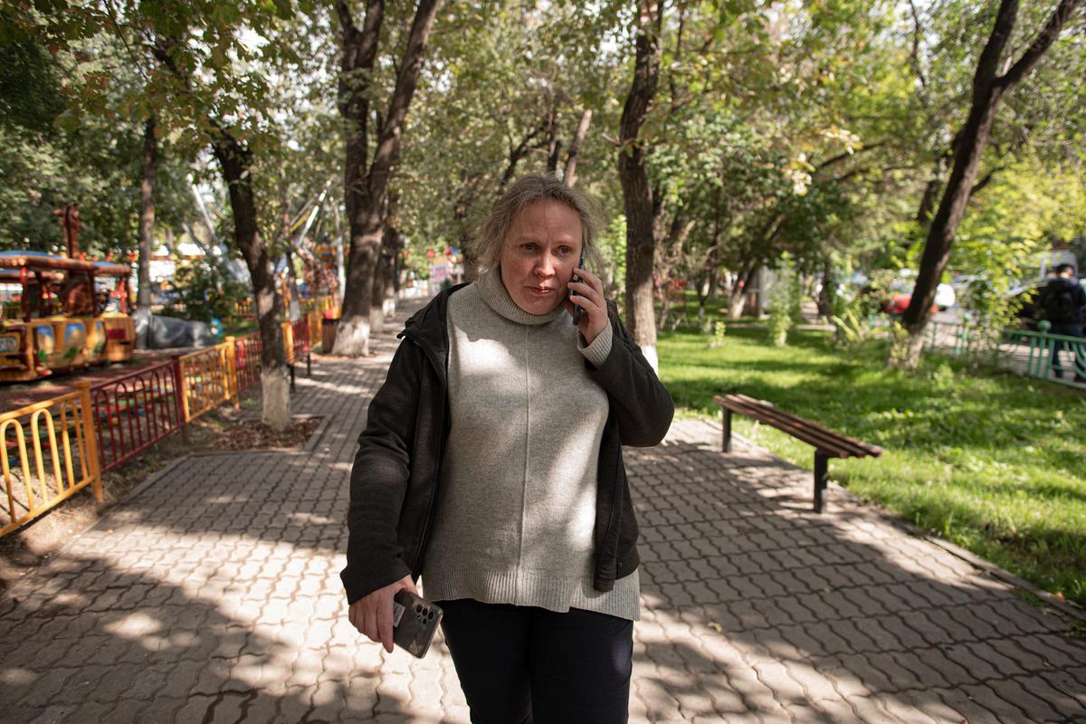 Правозащитница Валентина Чупик. Ереван, 2021 год. Фото: Нарек Алексанян / специально для «Новой»