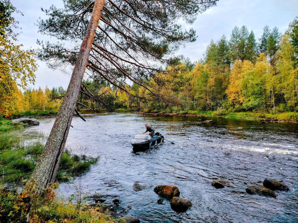 На реке Тунгуде. Фото: Валерий Поташов