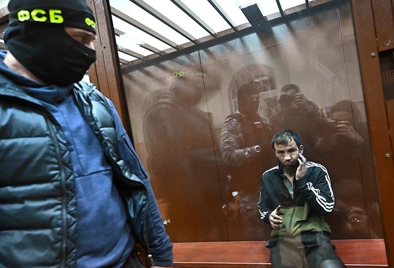 Задержанный по подозрению в совершении теракта в «Крокус Сити Холле» в суде. Фото: Александр Миридонов / Коммерсантъ