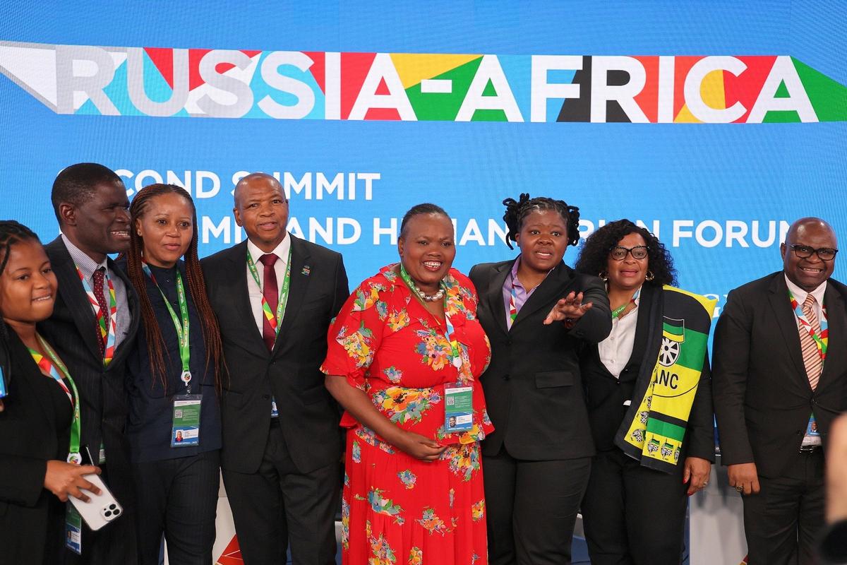Участники сессии «Безопасная Африка» в рамках Экономического и гуманитарного форума Россия — Африка. Фото: Владимир Смирнов /фотохост-агентство ТАСС