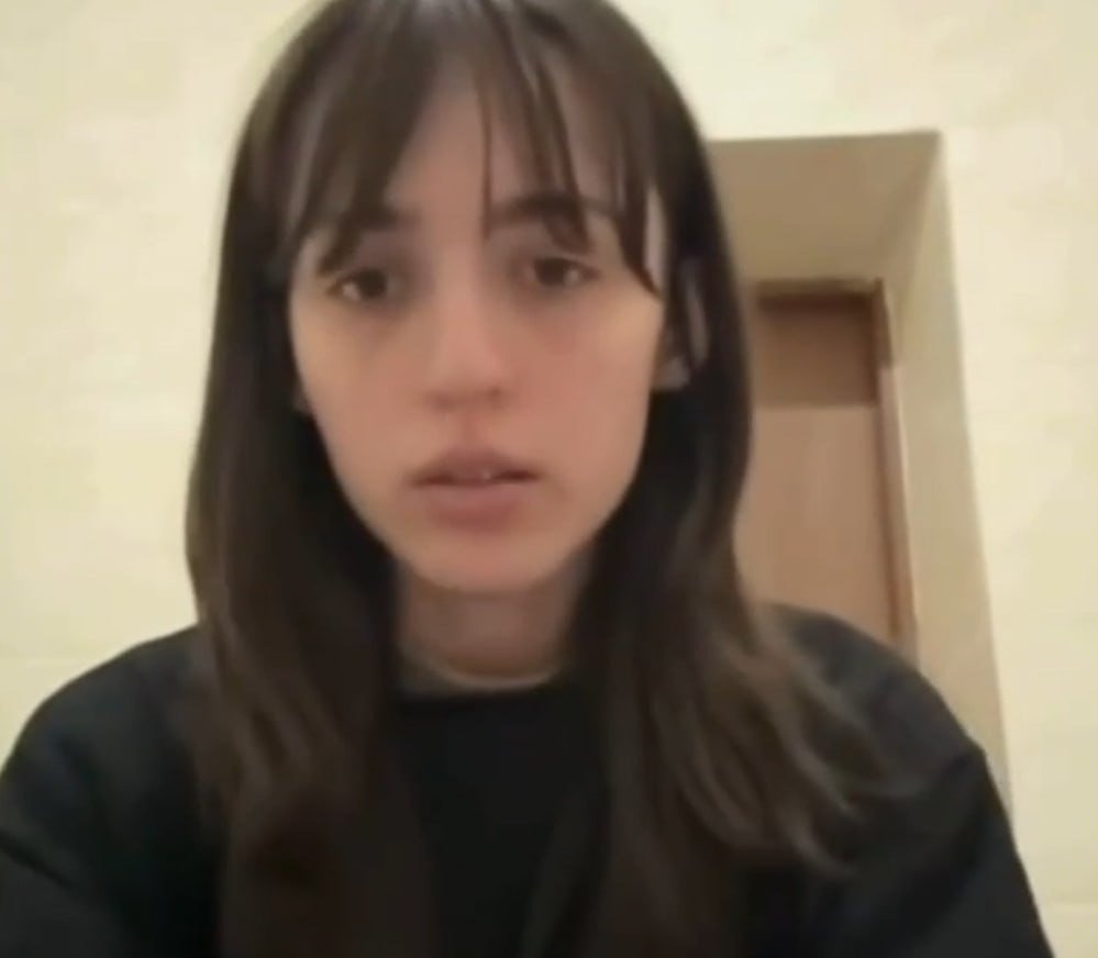 Лия Заурбекова, кадр из видеообращения