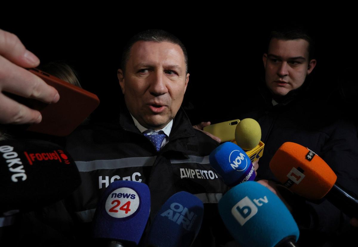 В Болгарии обнаружили грузовик с телами 18 мигрантов. Комментирует директор Национальной следственной службы Болгарии Борислав Сарафов. Фото: AP / TASS