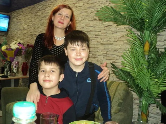 Татьяна Уварова, Макс и Никита. Фото предоставлено «Новой» Татьяной Уваровой