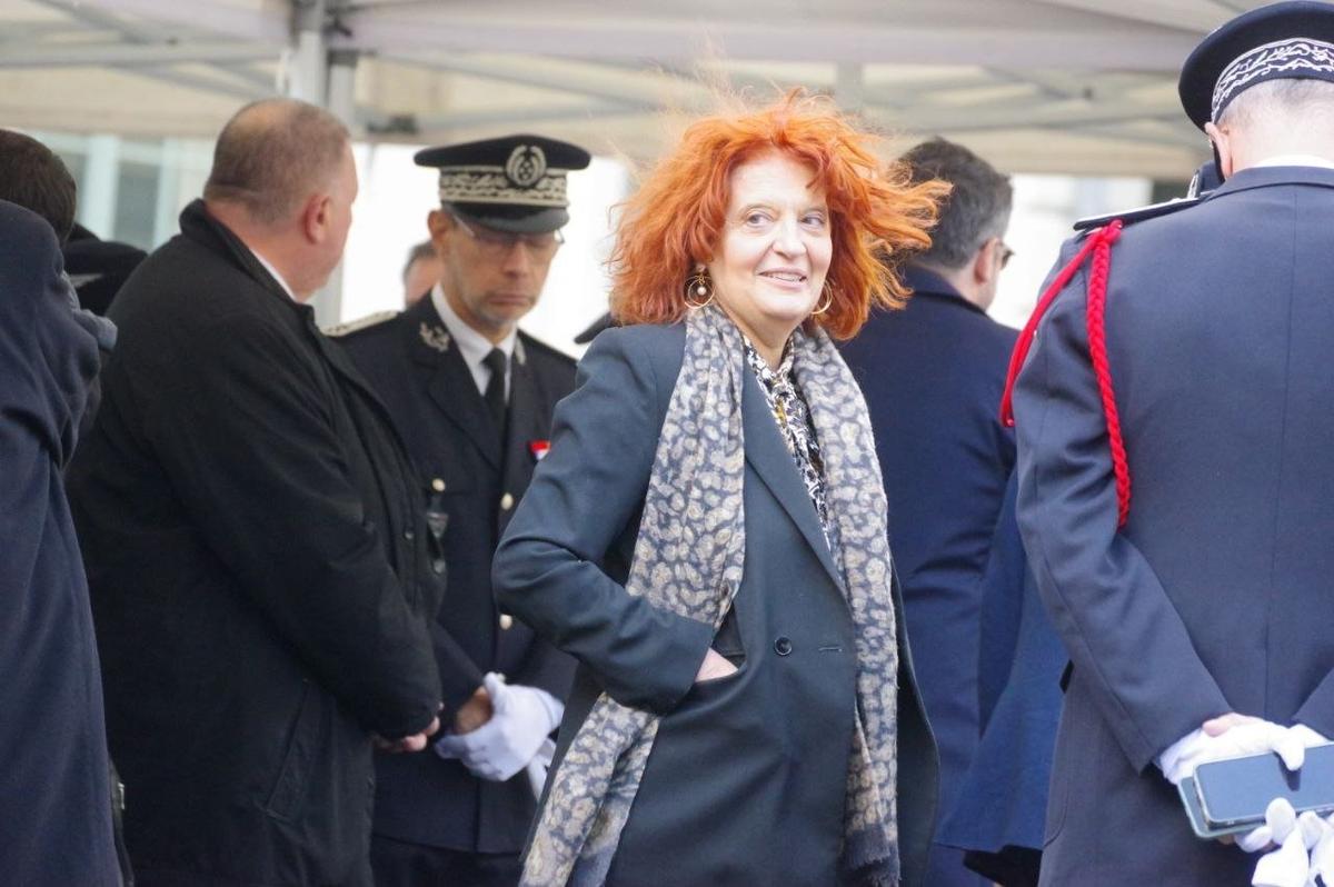 Прокурор Парижа Лор Беккюо (в центре). Фото: Юрий Сафронов / «Новая газета»