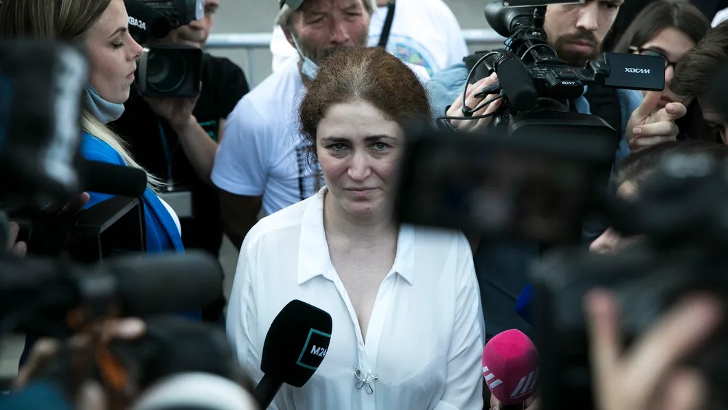 Софья Апфельбаум после оглашения приговора. Фото: Влад Докшин / «Новая газета»