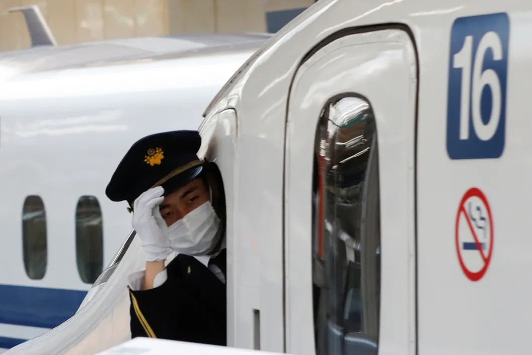 Машинист японского поезда. Фото: Reuters