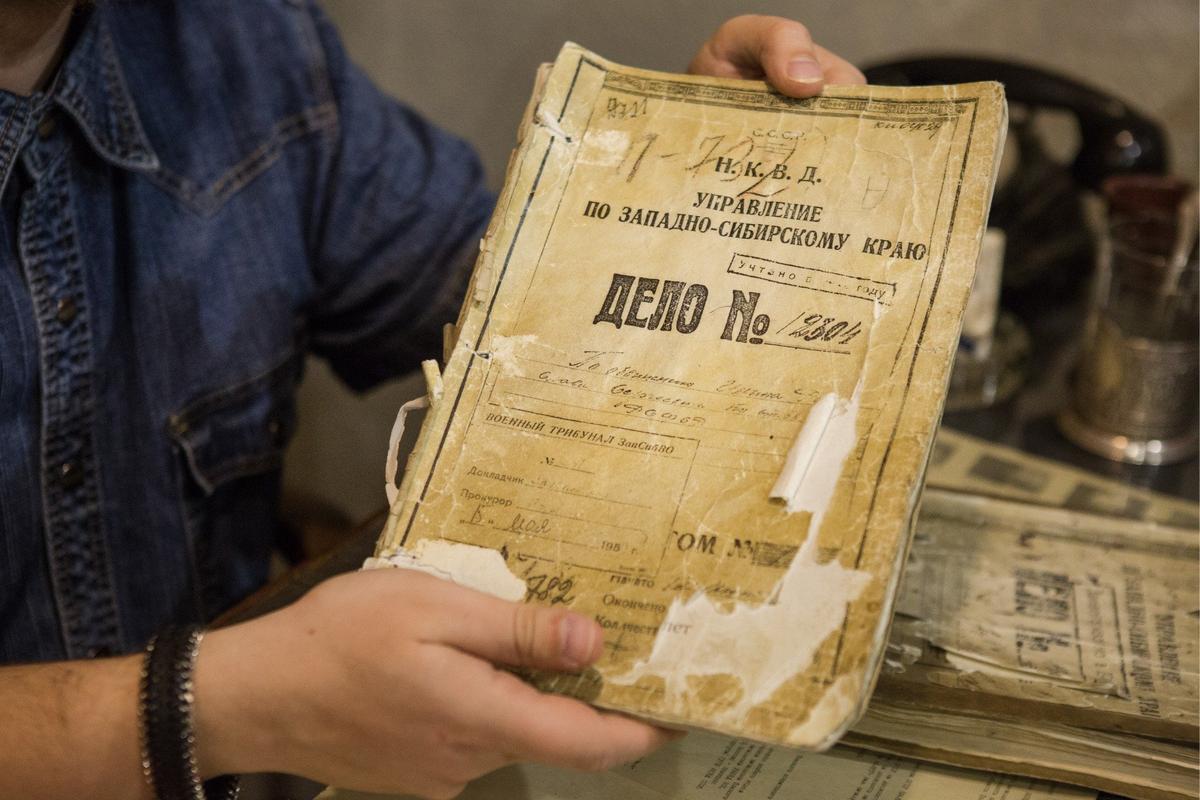 Экспонат томского музея «Следственная тюрьма НКВД». Фото: Алена Кардаш / ТАСС