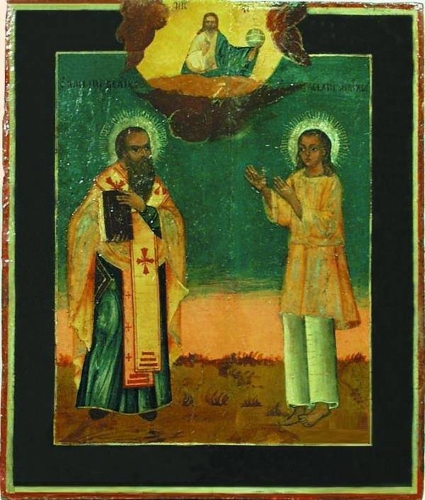 Икона «Василий Великий и Василий Мангазейский». Источник: википедия