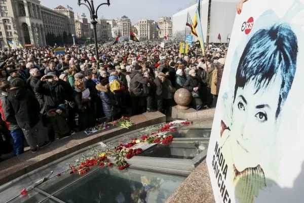 6 марта. Киев. Митинг в поддержку Надежды Савченко Фото: Reuters