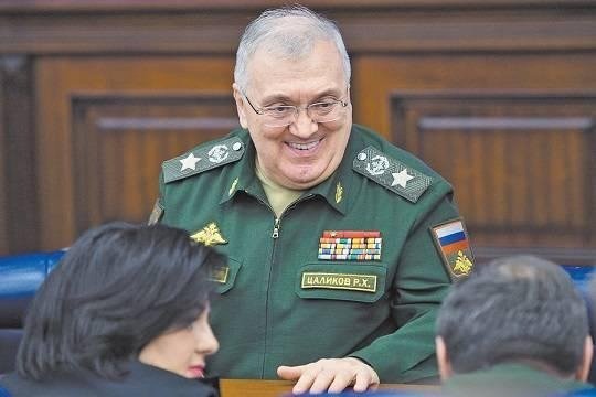 Руслан Цаликов на военной коллегии