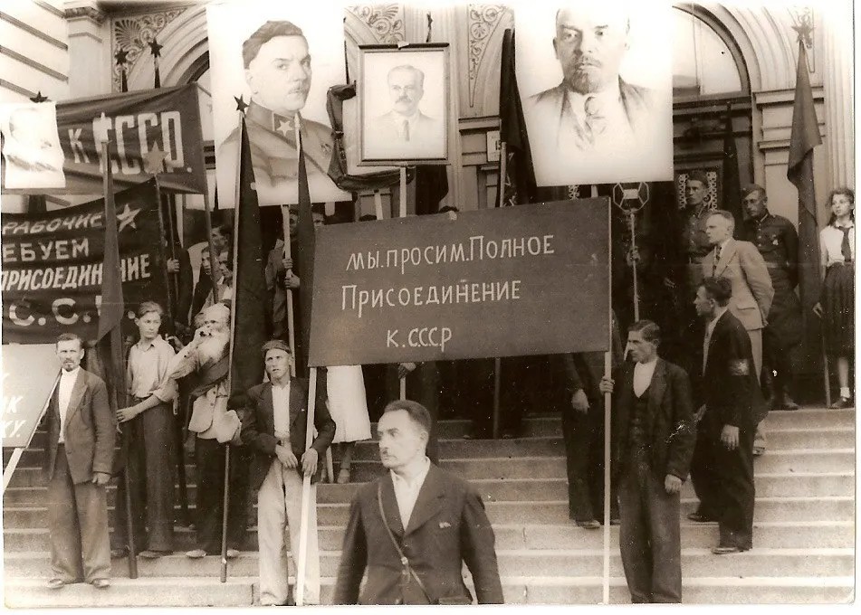 Митинг за присоединение к СССР в Риге. Фото: public domain