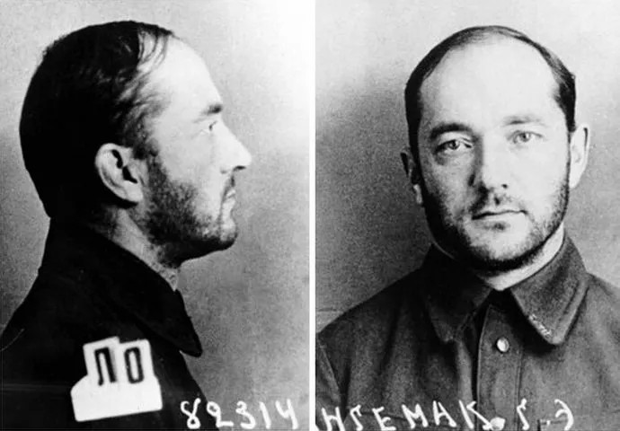 Георгий Лангемак после ареста, 1937 г.