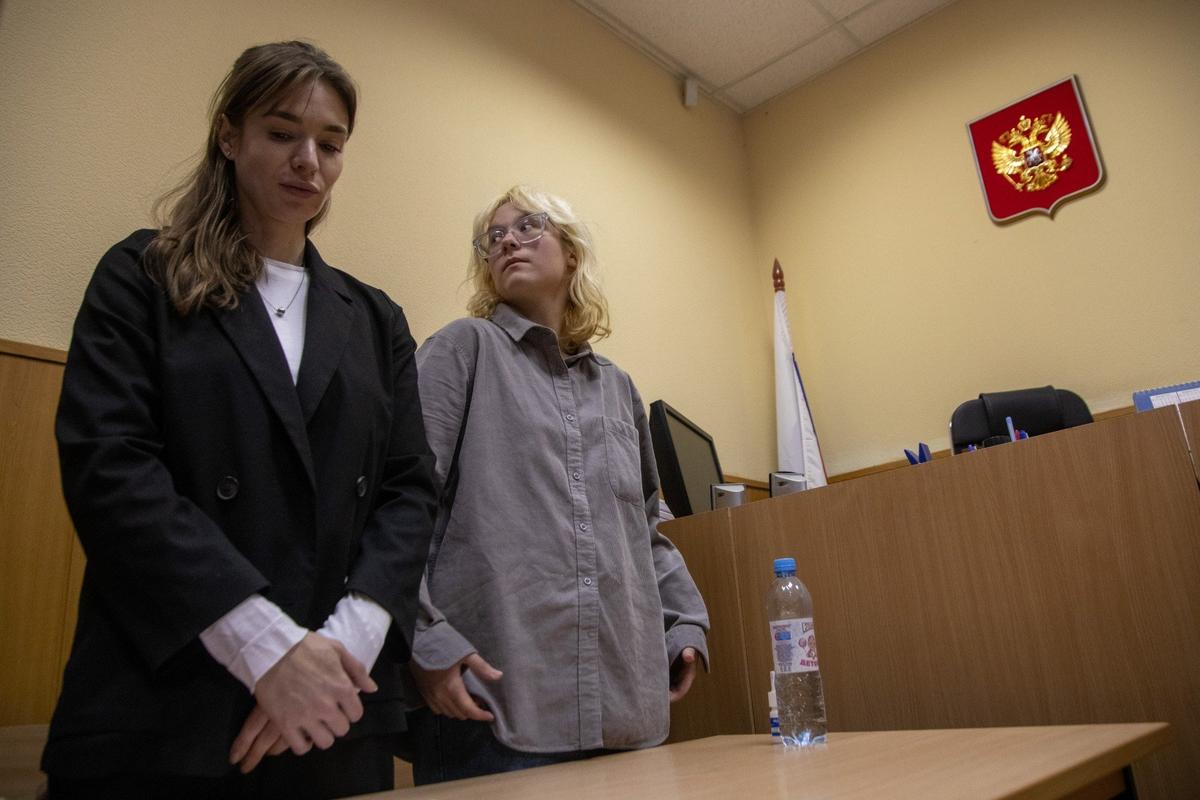 Диана Логинова в суде. Фото: Алексей Душутин / «Новая газета»