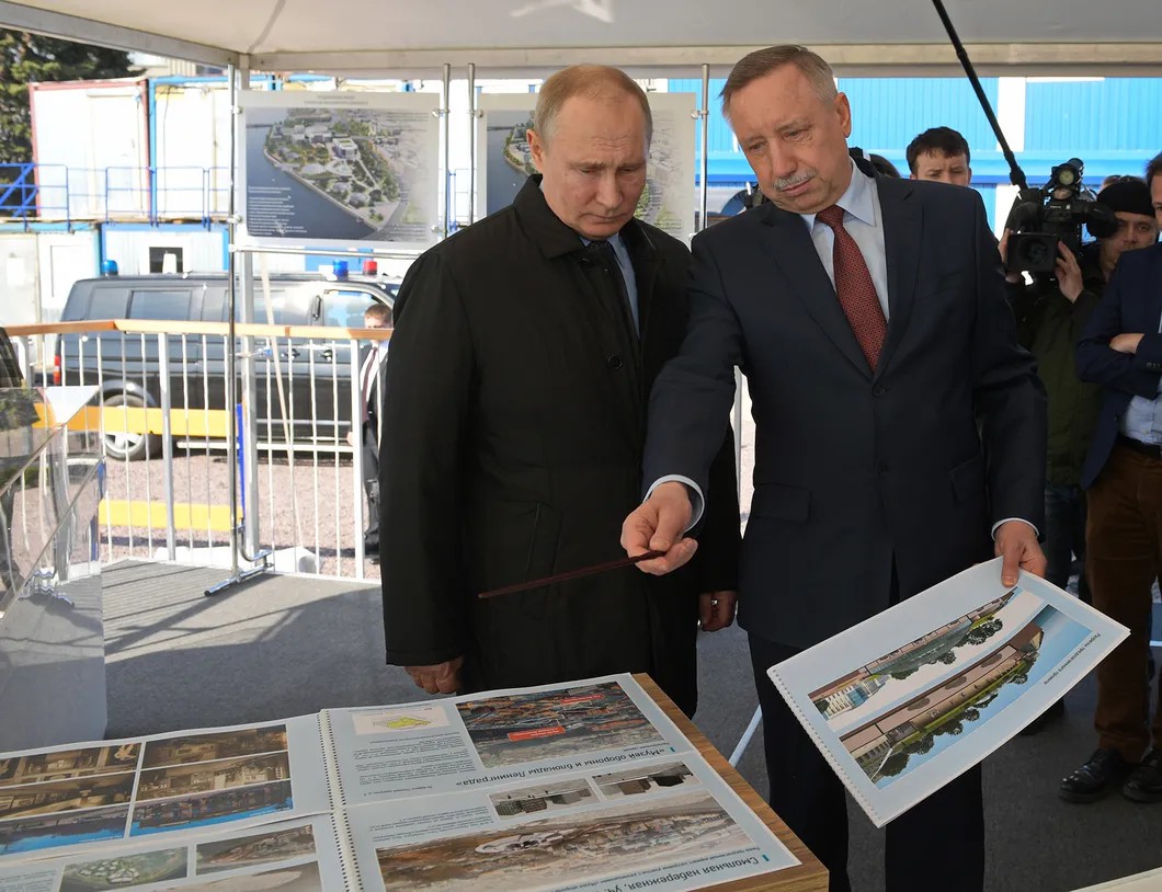 Владимир Путин и Александр Беглов. Фото: gov.spb.ru