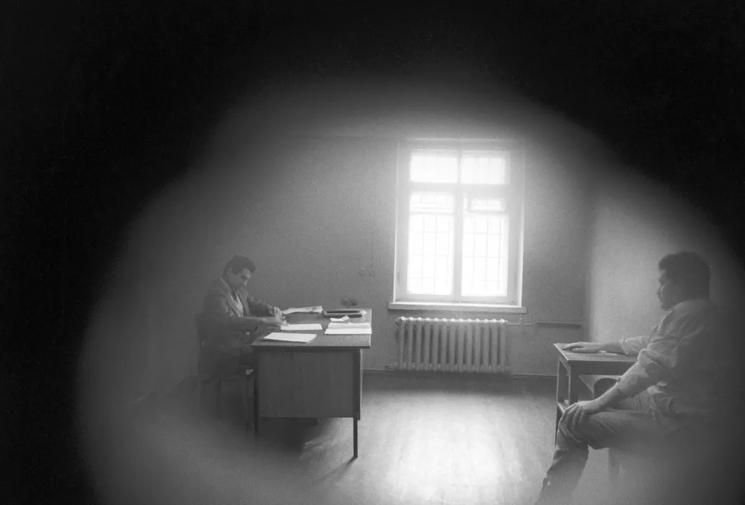 Допрос в изоляторе «Бутырка». Фото: РИА Новости