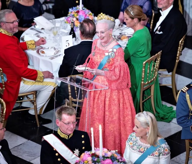 Королева Дании Маргрет во время торжественного приема в Копенгагене. Фото: Reuters