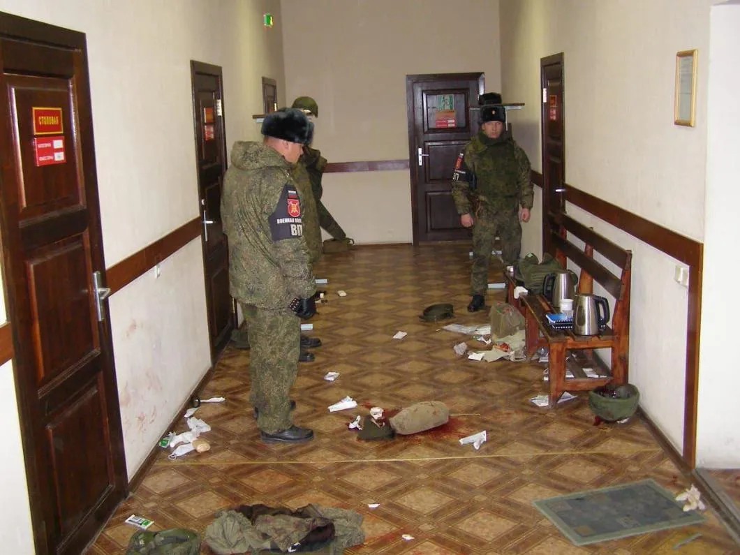 Территория воинской части, где Шамсутдинов расстрелял сослуживцев. Фото: телеграм-канал «Майор и генерал»