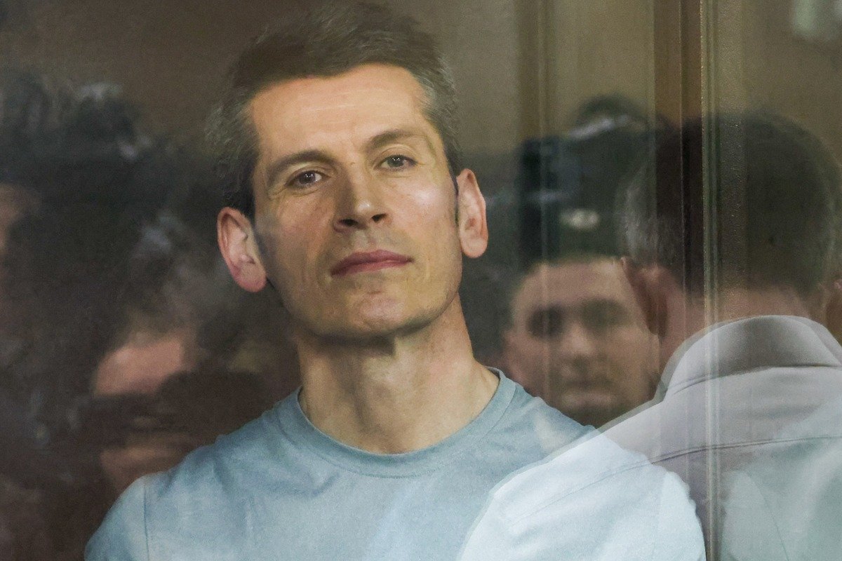 Зиявудин Магомедов во время оглашение приговора. Фото: Антон Новодережкин / ТАСС