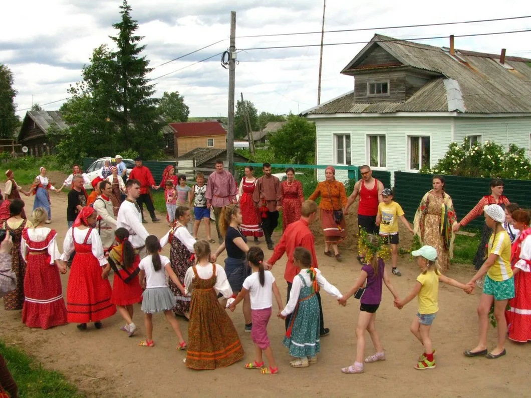 Жители села Ненокса. Фото: Вконтакте