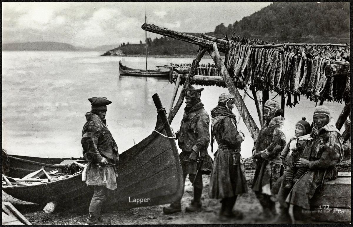 Саамские рыбаки. Источник: Википедия
