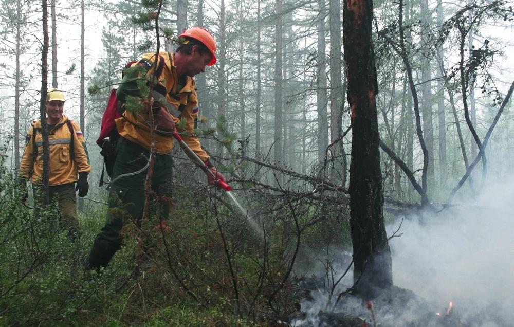 Тушение лесных пожаров в Якутии. Фото: РИА Новости