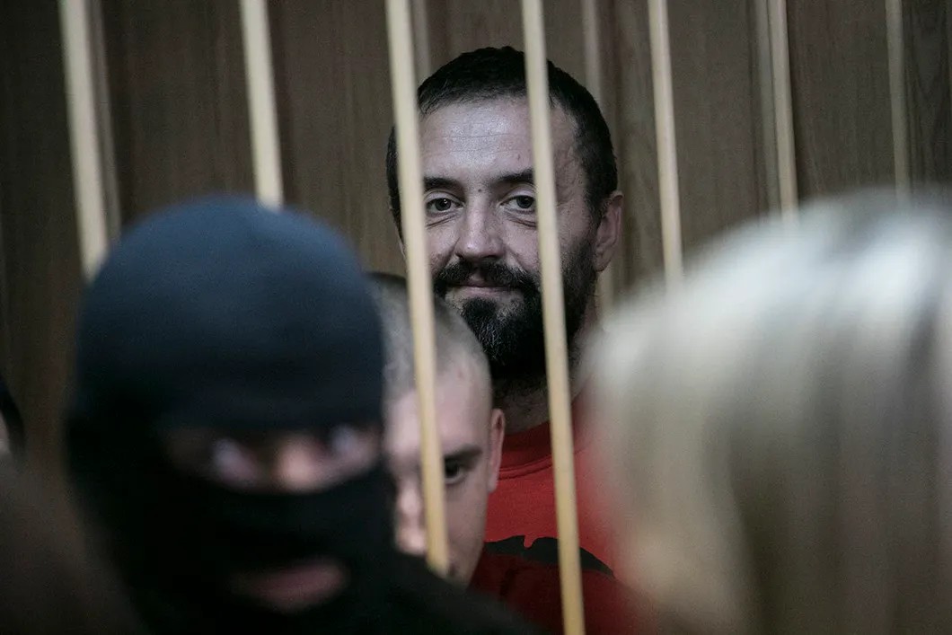 Задержанный украинский моряк Андрей Опрыско. Фото: Влад Докшин / «Новая газета»