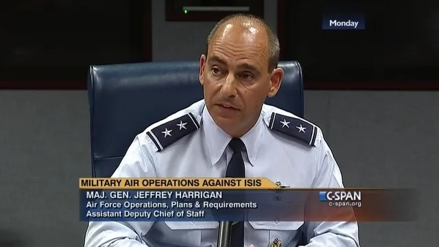 Генерал Джеффри Харригян, глава подразделения США, отвечающего за воздушное прикрытие операций в Сирии, Ираке и Афганистане
