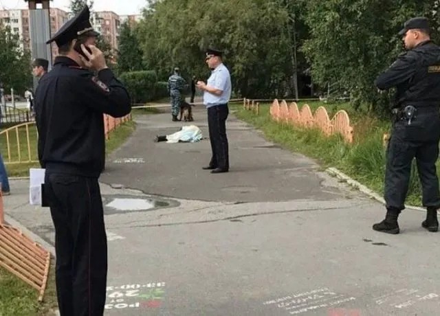 Артур Гаджиев был застрелен полицией. Место происшествия. Кадр Youtube