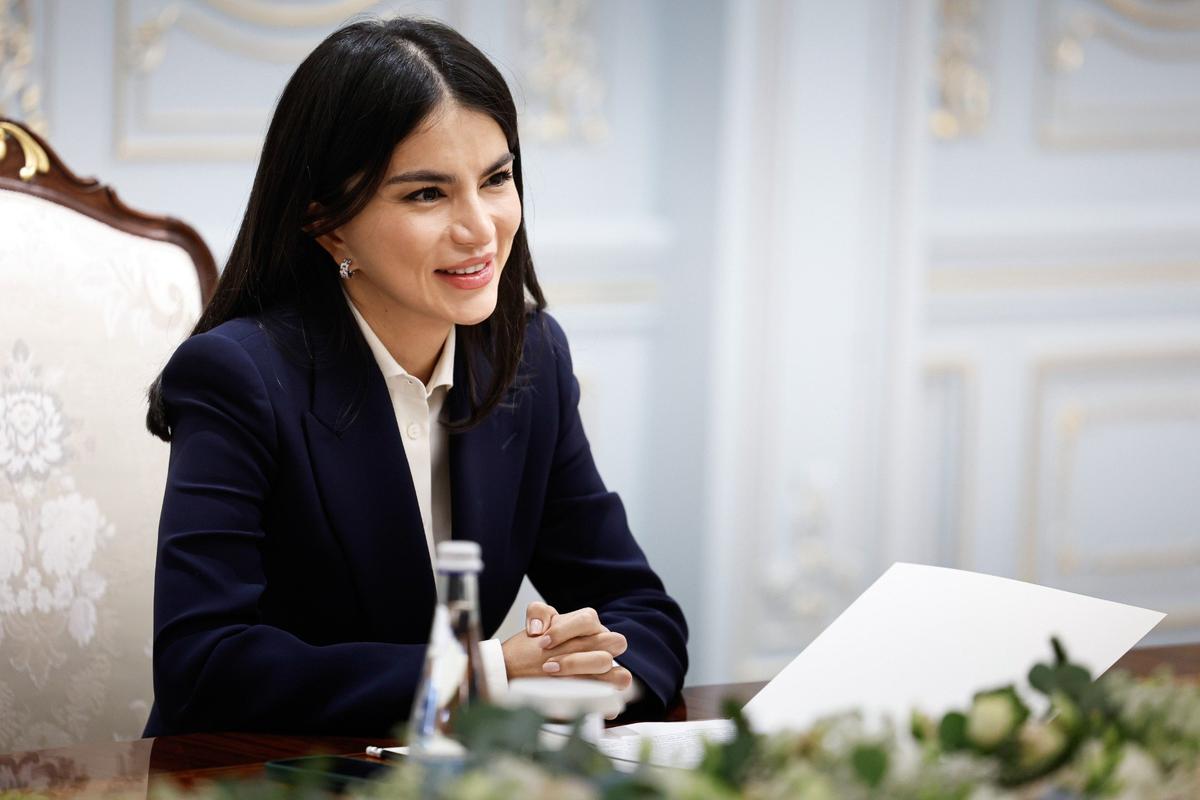 Помощник президента Узбекистана Саида Мирзиеева. Фото: Дмитрий Астахов / POOL / ТАСС