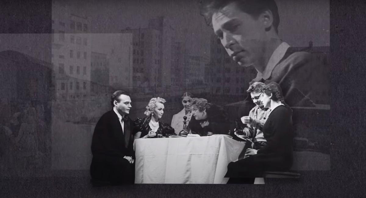 Сцена из спектакля «Вечно живые». Скриншот из видео