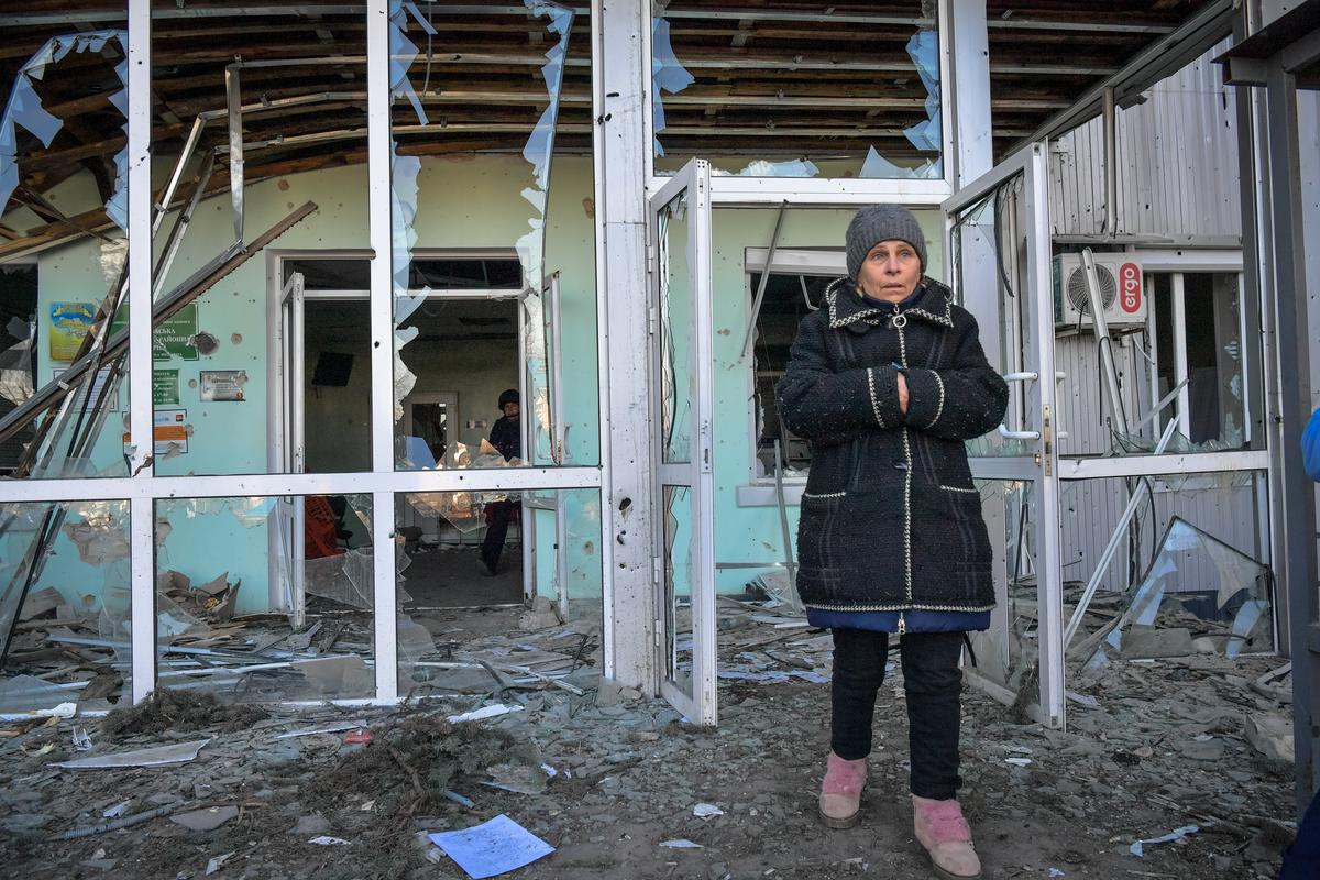 Волноваха. Разрушенная больница. Фото: РИА Новости