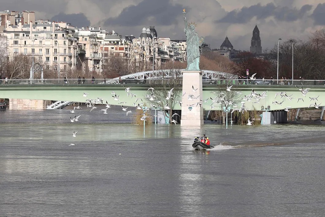 Парижская статуя Свободы. Фото: AFP / EAST NEWS