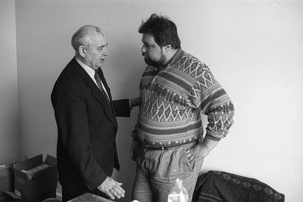 Михаил Горбачев и Дмитрий Муратов, 1996 год. Фото: Максим Мармур