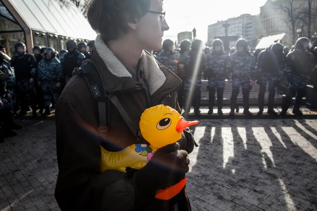 Москва, митинг 26 марта. Фото: Влад Докшин / «Новая газета»