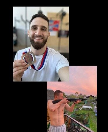 Федюкин и Путинцев. Фото: скриншот из ролика «Беспредел полиции в деревне под Ярославлем», выложенного в Рутюбе