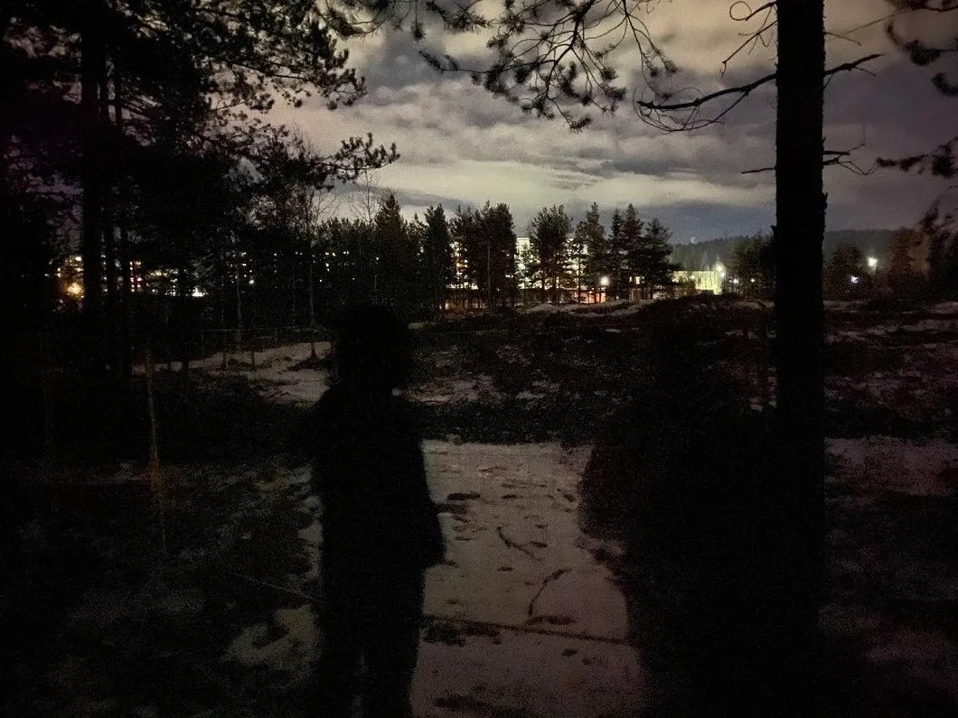 Ночное дежурство в парке. Фото: Сергей Маркелов, специально для «Новой газеты»