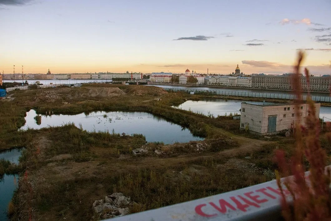 Территория бывшего ГИПХа в 2017 году. Фото: Евгений Егоров / «Ведомости»