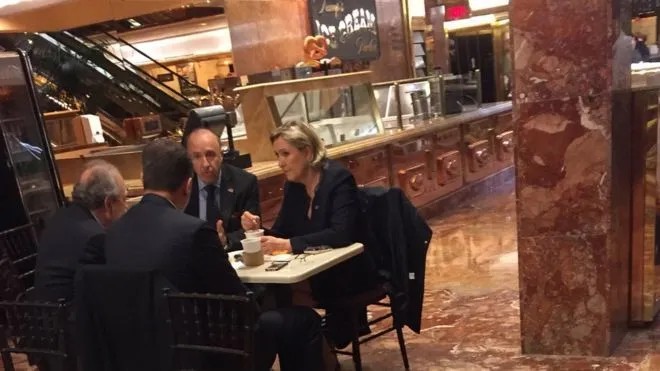 Марин Ле Пен в Trump Tower