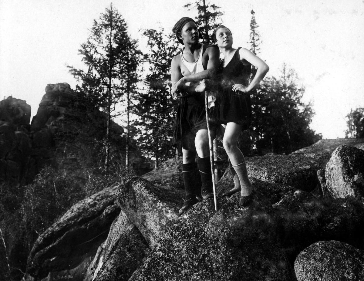 Столбы, 1930-е. Фото: Архив А. Бабия