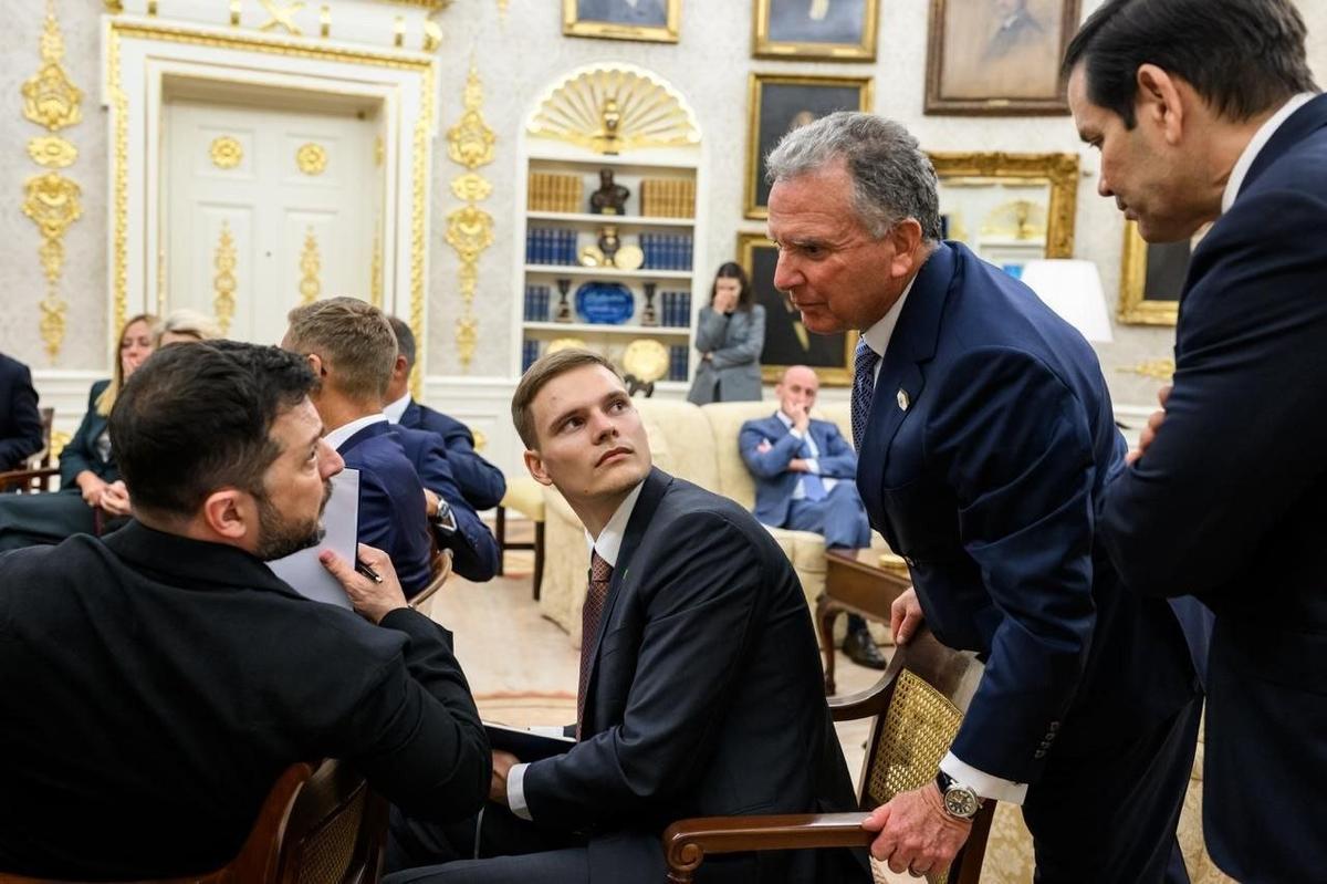 Встреча Дональда Трампа с президентом Украины Владимиром Зеленским и европейскими лидерами в Вашингтоне. Фото: соцсети