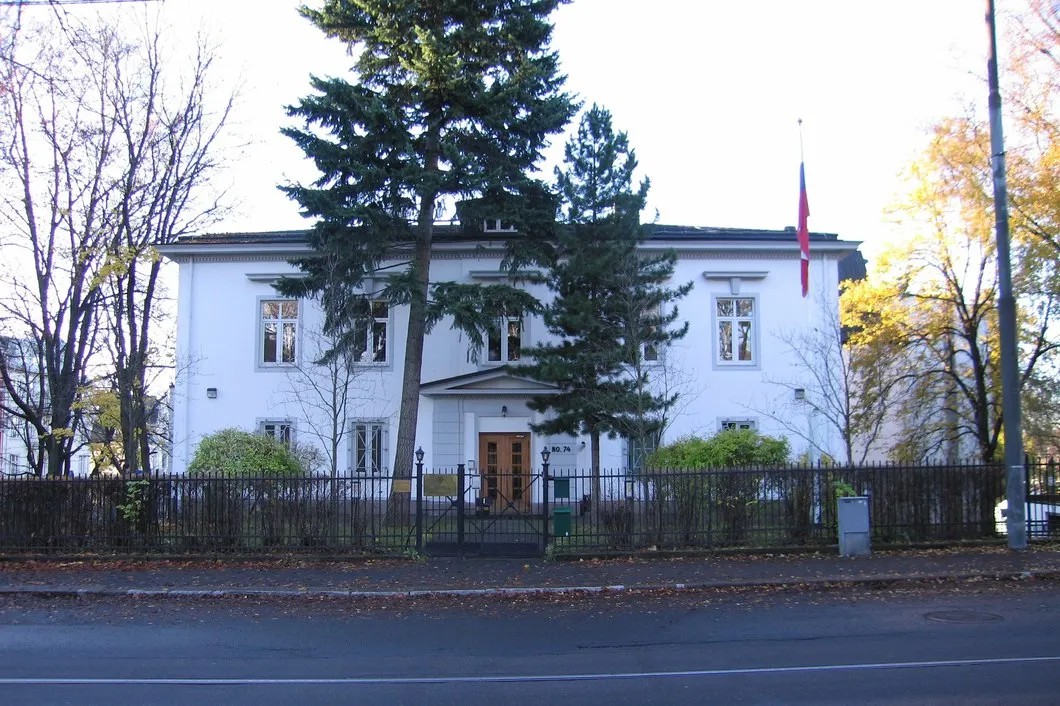 Посольство России в Осло. Фото: FB