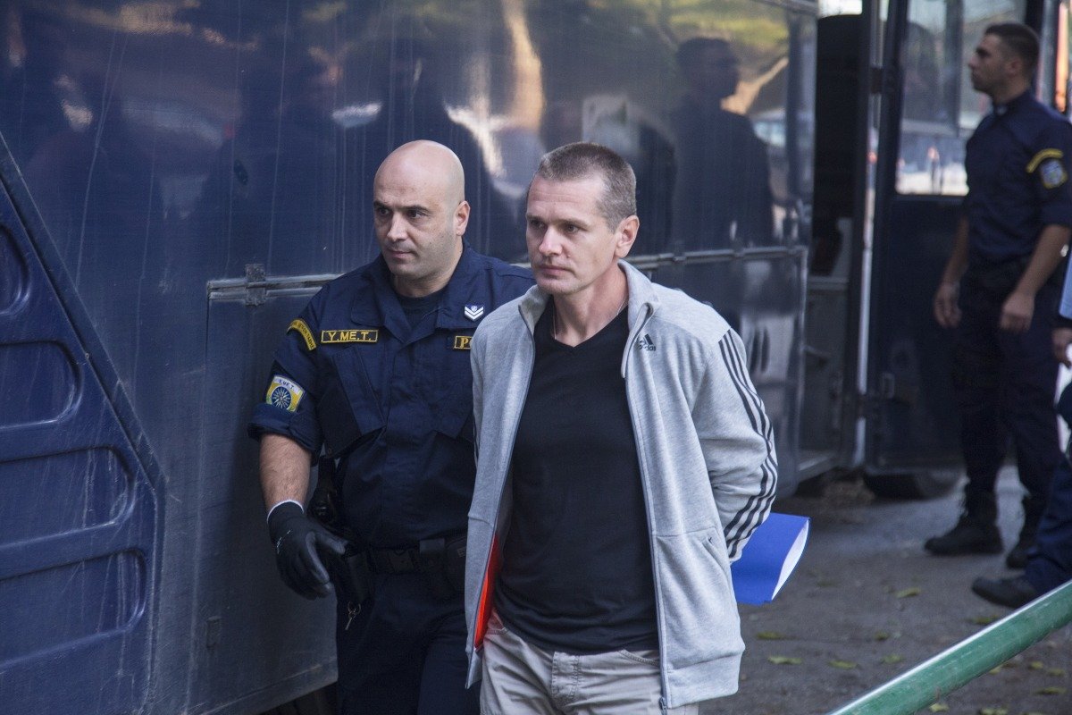 Александр Винник задержан в Греции. Фото: Nicolas Economou / Zuma / TASS